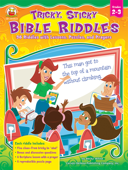 Title details for Tricky, Sticky Bible Riddles by White - Available